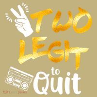Funny 2nd Birthday Hip Hop Theme Two Legit To Quit 1 Sweatshirt thumb 2