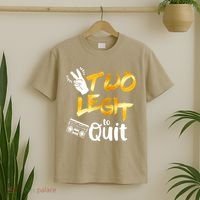 Funny 2nd Birthday Hip Hop Theme Two Legit To Quit 1 T-Shirt thumb 2