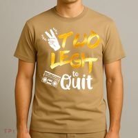 Funny 2nd Birthday Hip Hop Theme Two Legit To Quit 1 T-Shirt thumb 3
