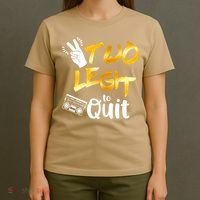 Funny 2nd Birthday Hip Hop Theme Two Legit To Quit 1 T-Shirt thumb 4