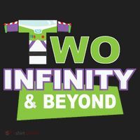 Funny 2nd Birthday, Second Birthday, Two Infinity And Beyond 1 Women's Sweatshirt thumb 2