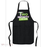 Funny 2nd Birthday, Second Birthday, Two Infinity And Beyond 1 Apron thumb 0