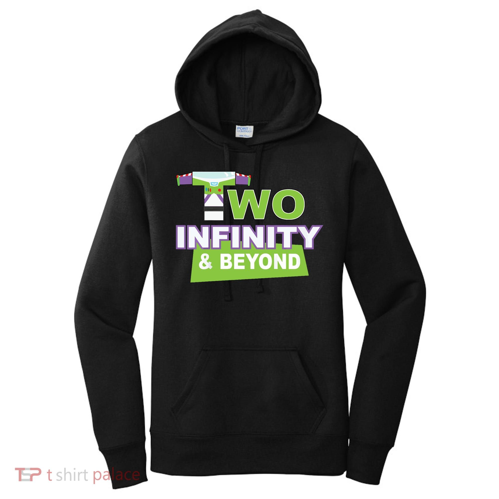 Funny 2nd Birthday, Second Birthday, Two Infinity And Beyond 1 Women's Hoodie
