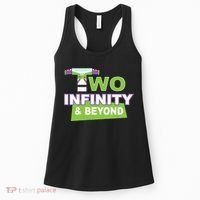 Funny 2nd Birthday, Second Birthday, Two Infinity And Beyond 1 Women's Tank Top thumb 0
