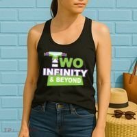 Funny 2nd Birthday, Second Birthday, Two Infinity And Beyond 1 Women's Tank Top thumb 2