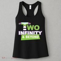 Funny 2nd Birthday, Second Birthday, Two Infinity And Beyond 1 Women's Tank Top thumb 3