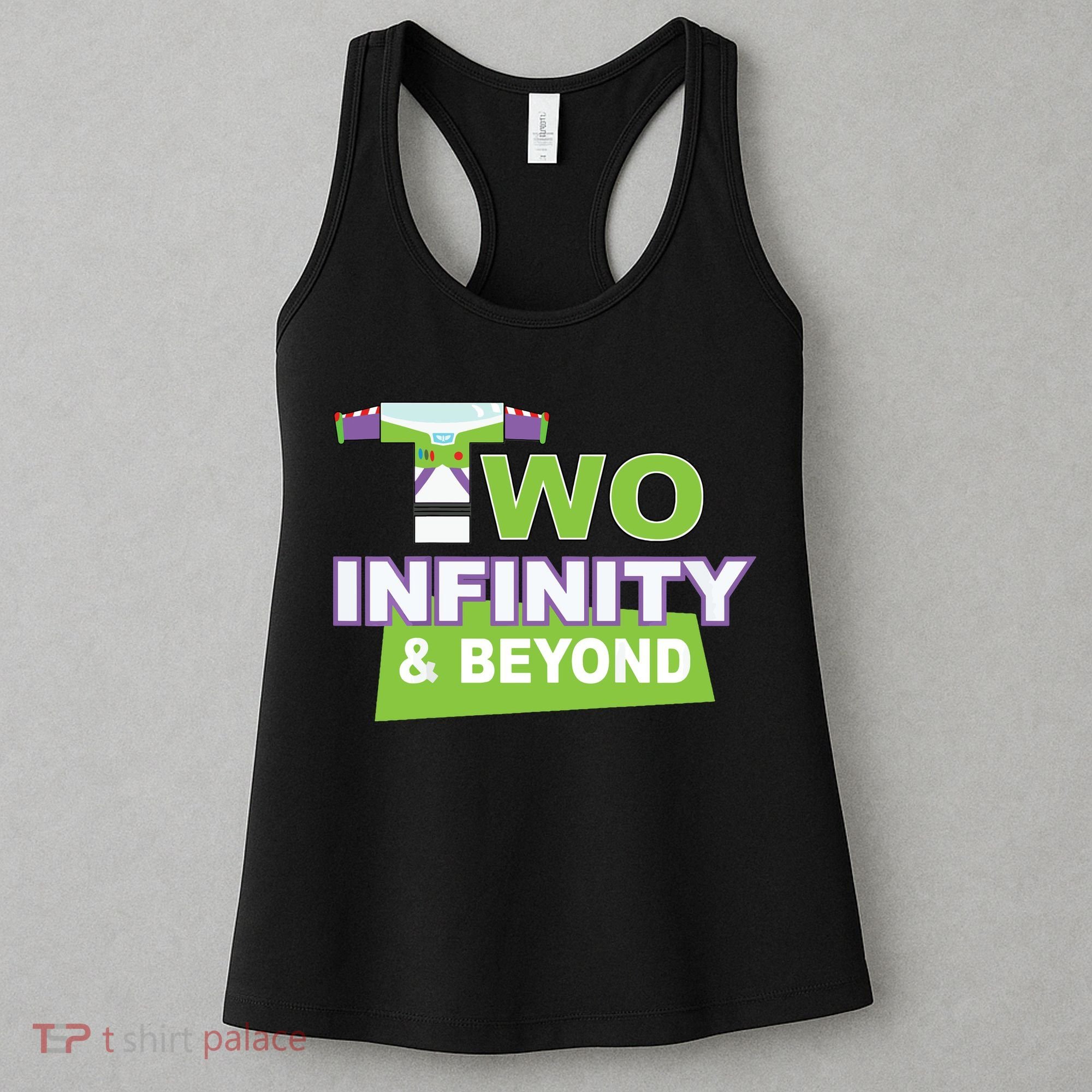 Funny 2nd Birthday, Second Birthday, Two Infinity And Beyond 1 Women's Tank Top