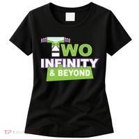 Funny 2nd Birthday, Second Birthday, Two Infinity And Beyond 1 Women's T-Shirt thumb 0