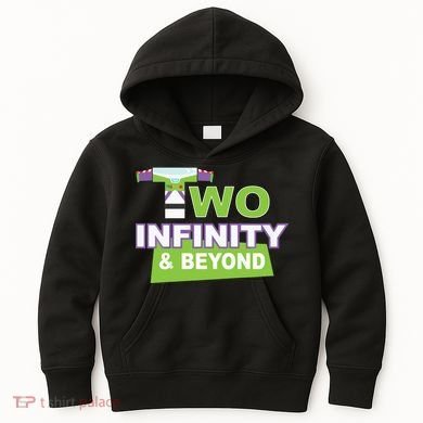 Funny 2nd Birthday, Second Birthday, Two Infinity And Beyond 1 Kids Hoodie