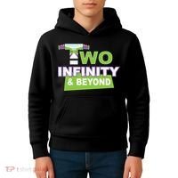 Funny 2nd Birthday, Second Birthday, Two Infinity And Beyond 1 Kids Hoodie thumb 4