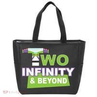 Funny 2nd Birthday, Second Birthday, Two Infinity And Beyond 1 Tote Bag thumb 0