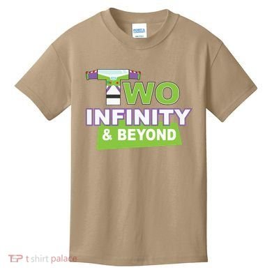 Funny 2nd Birthday, Second Birthday, Two Infinity And Beyond 1 Kids T-Shirt