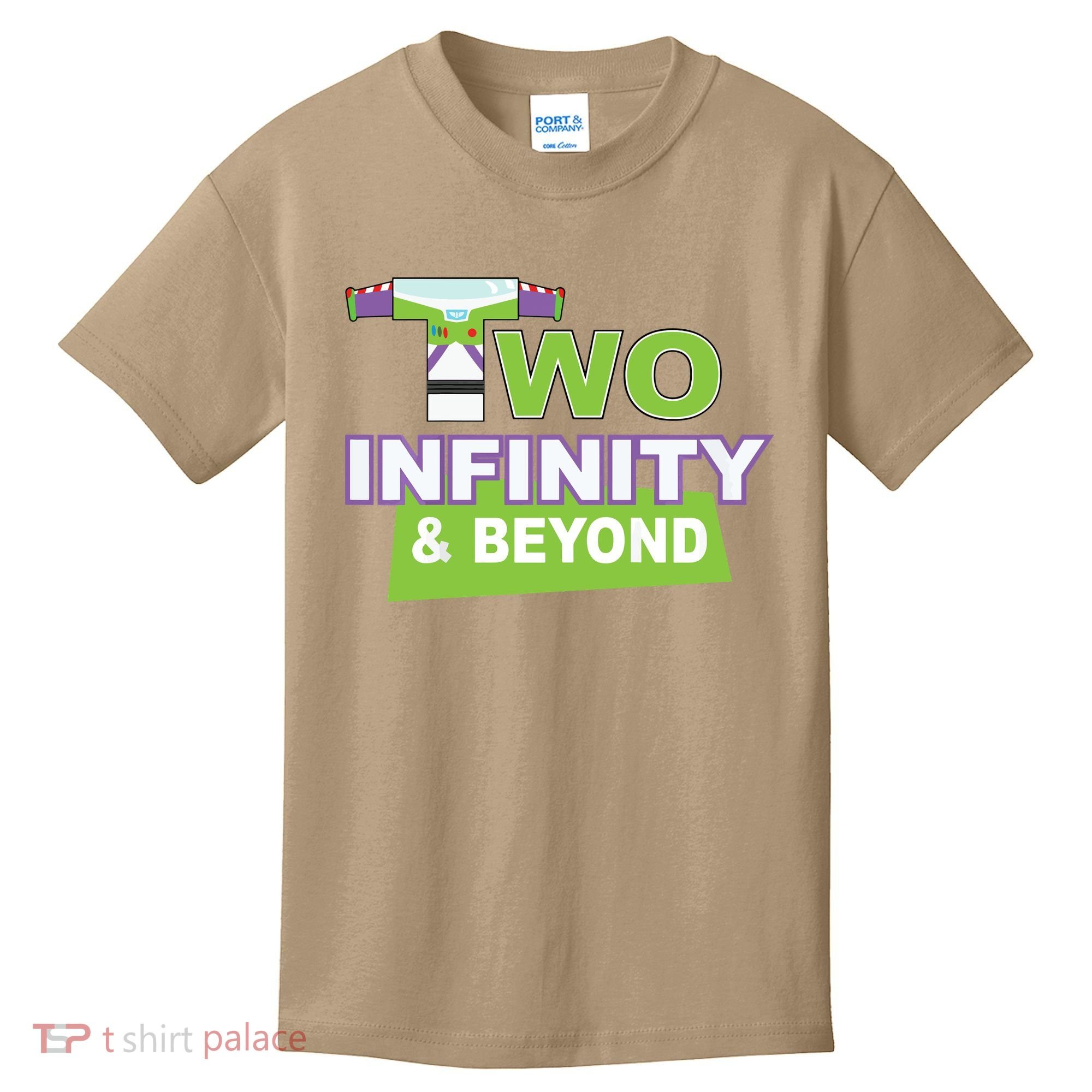 Funny 2nd Birthday, Second Birthday, Two Infinity And Beyond 1 Kids T-Shirt