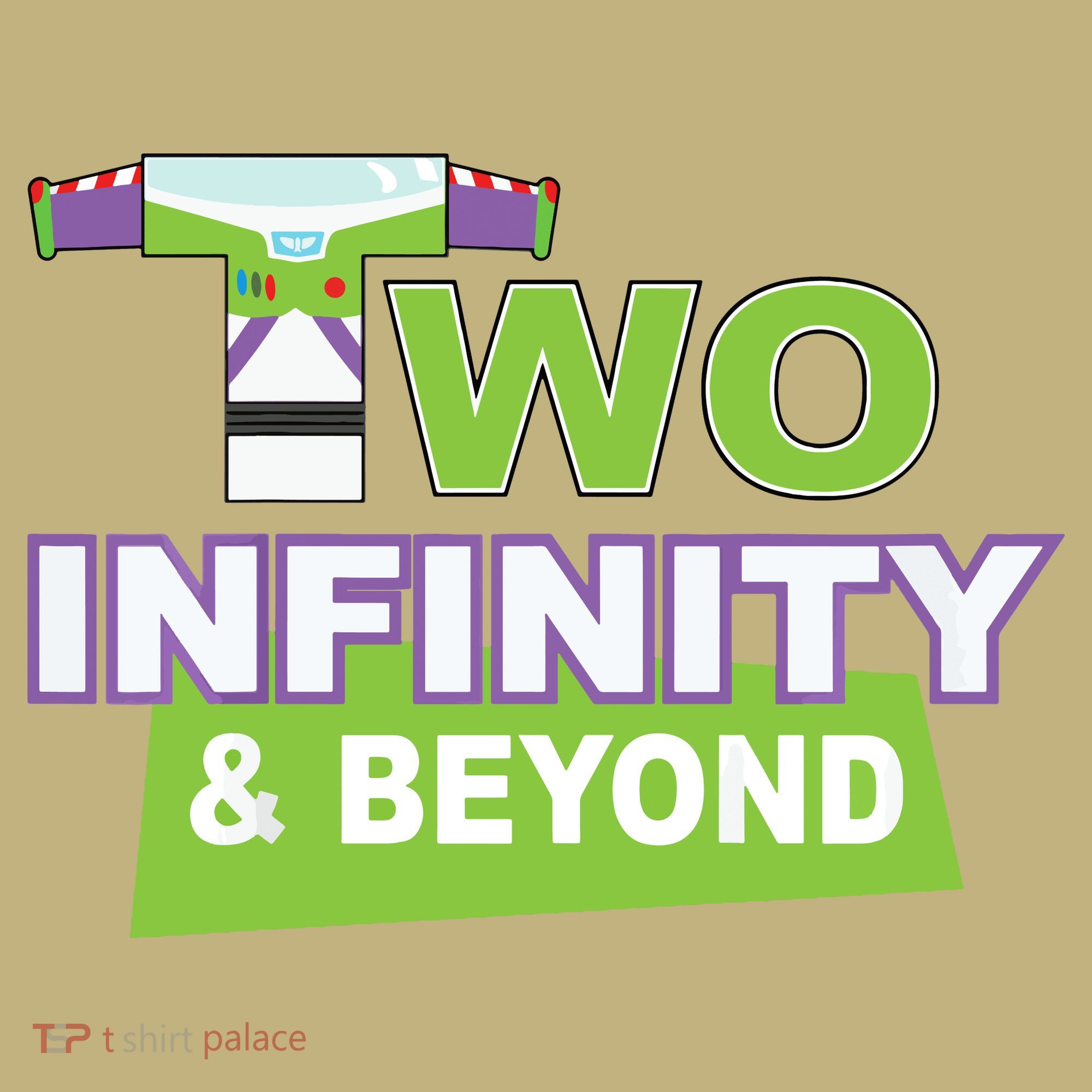 Funny 2nd Birthday, Second Birthday, Two Infinity And Beyond 1 Kids T-Shirt