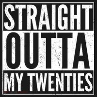 Funny 20th Birthday Straight Outta My Twenties Women's Hoodie thumb 2