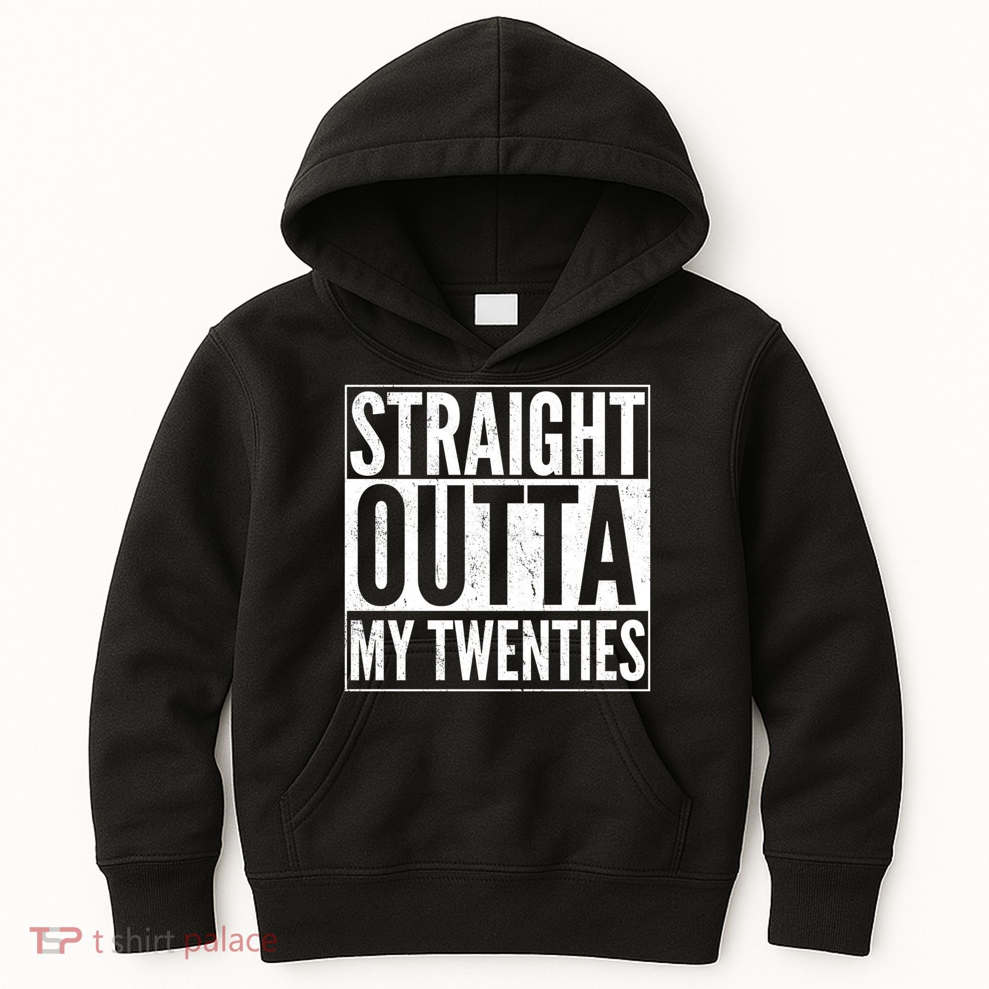 Funny 20th Birthday Straight Outta My Twenties Kids Hoodie