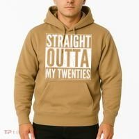 Funny 20th Birthday Straight Outta My Twenties Hoodie thumb 2