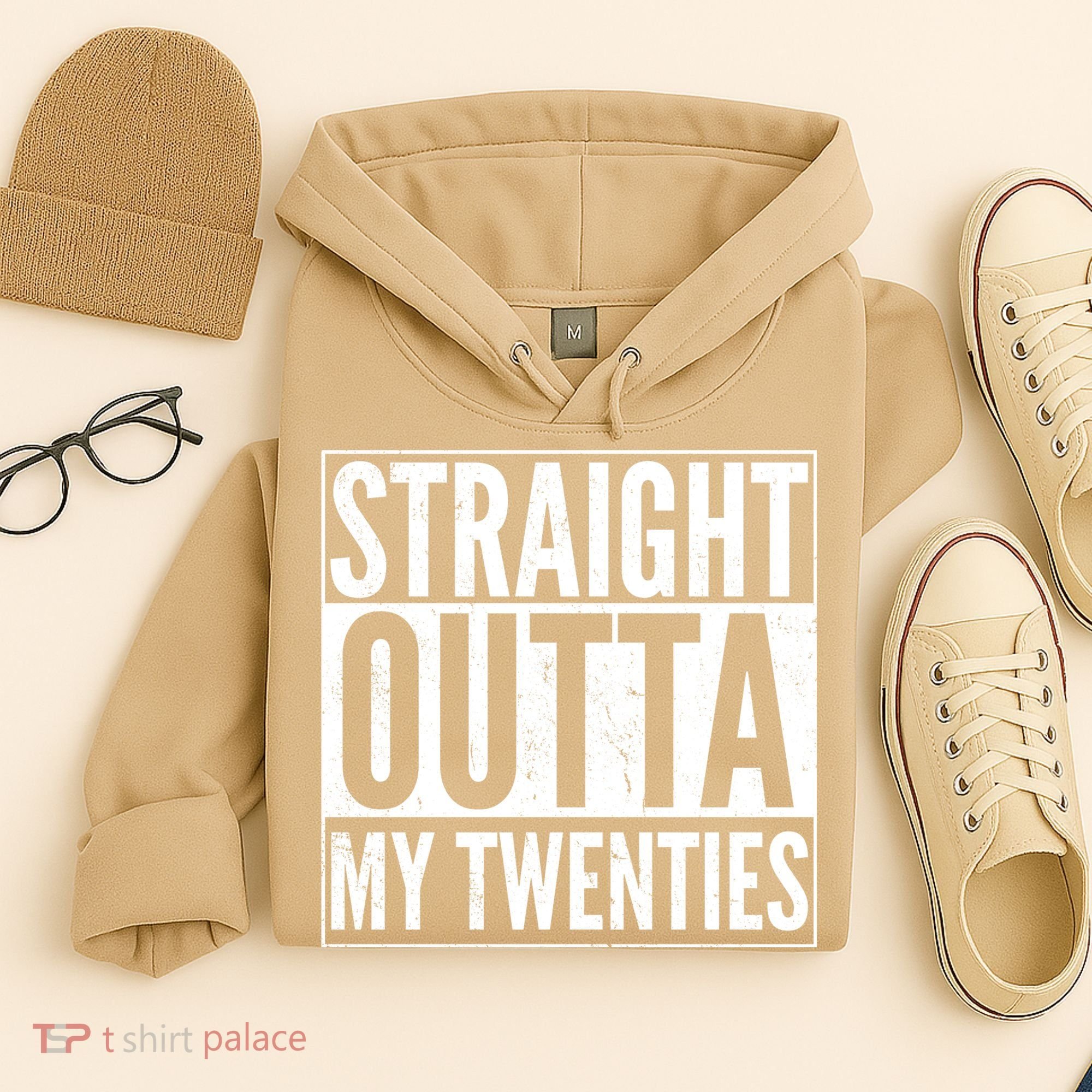 Funny 20th Birthday Straight Outta My Twenties Hoodie