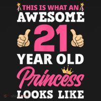 Funny 21st Birthday Women Funny 21 Years Old Birthday Girls Women's Hoodie thumb 2