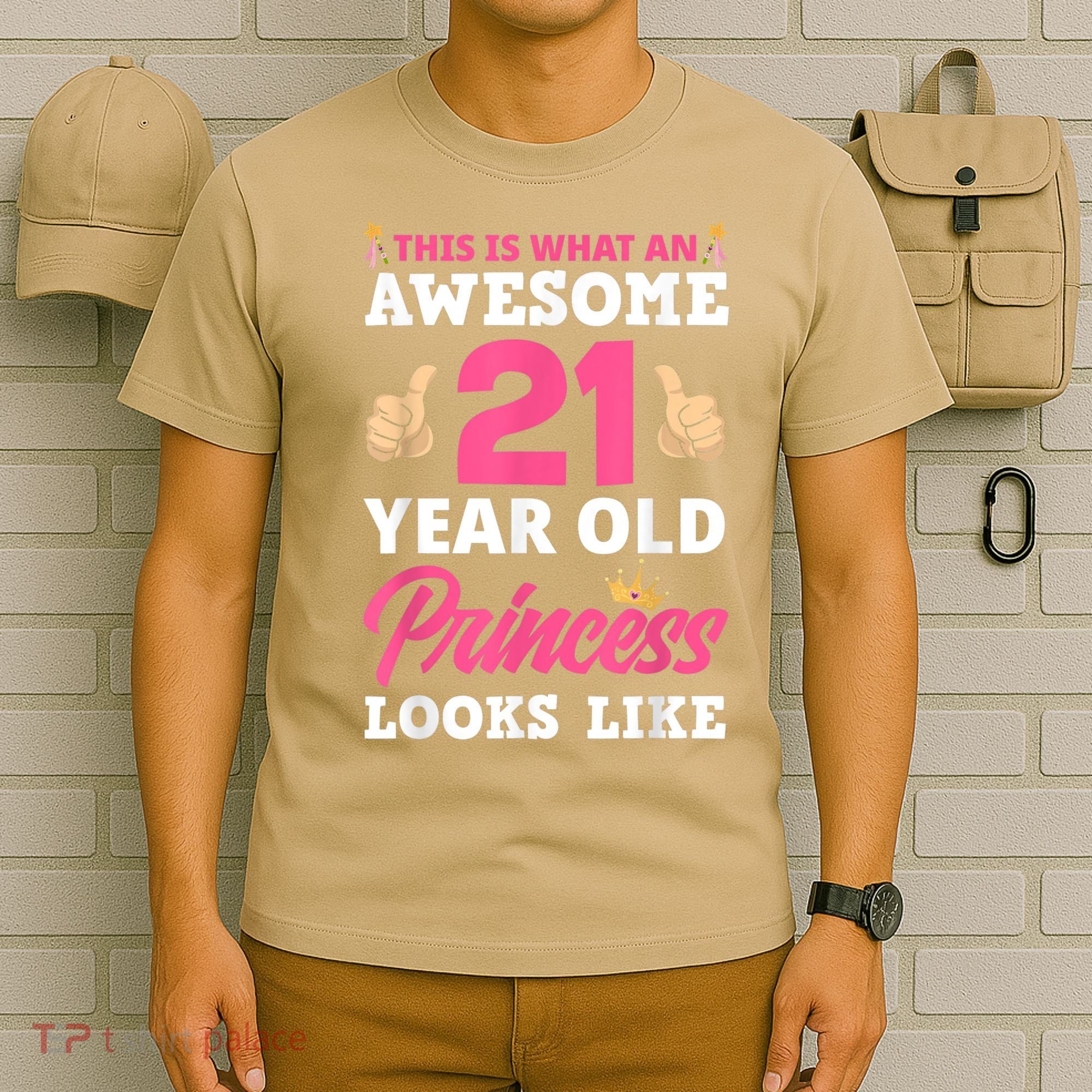Funny 21st Birthday Women Funny 21 Years Old Birthday Girls T-Shirt