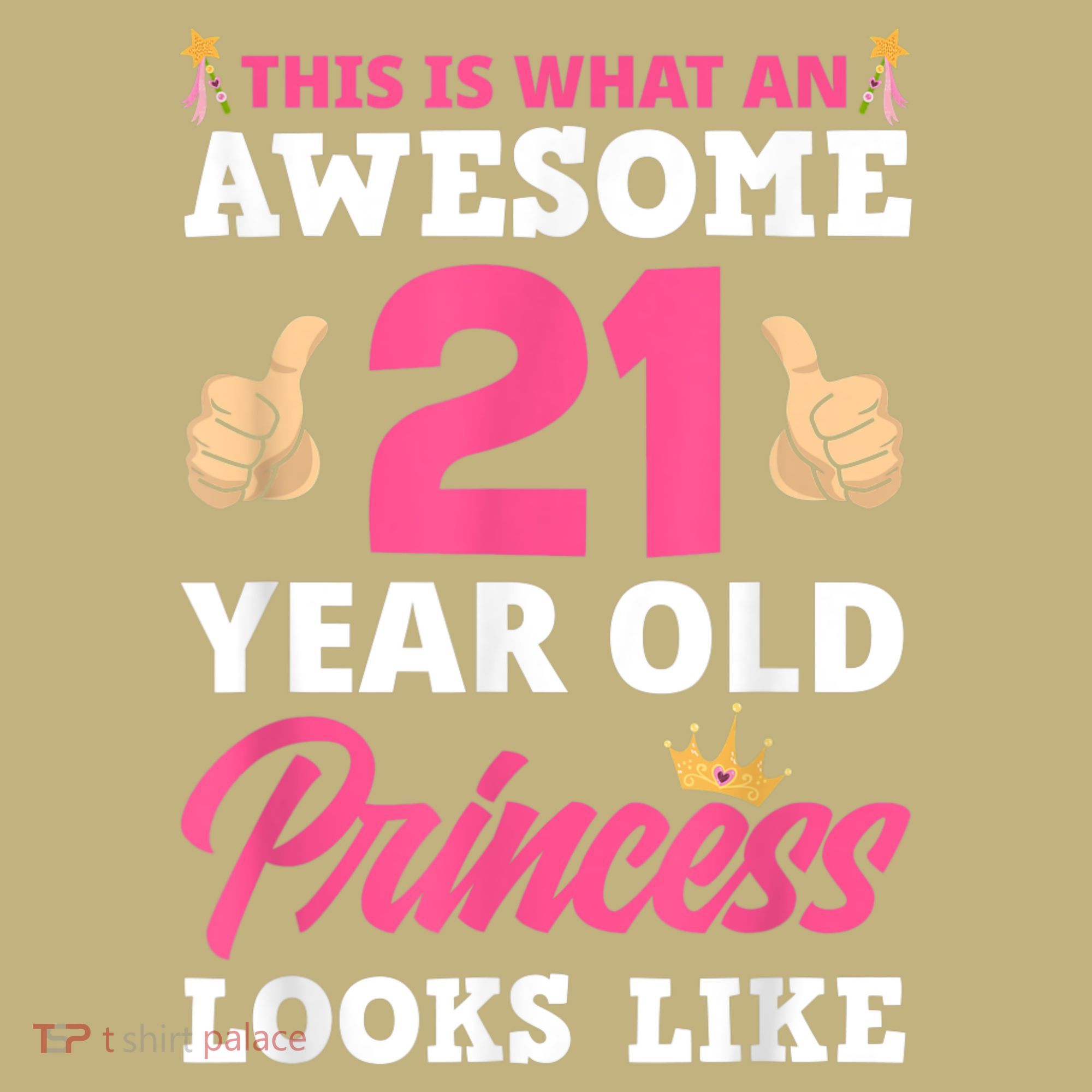 Funny 21st Birthday Women Funny 21 Years Old Birthday Girls T-Shirt