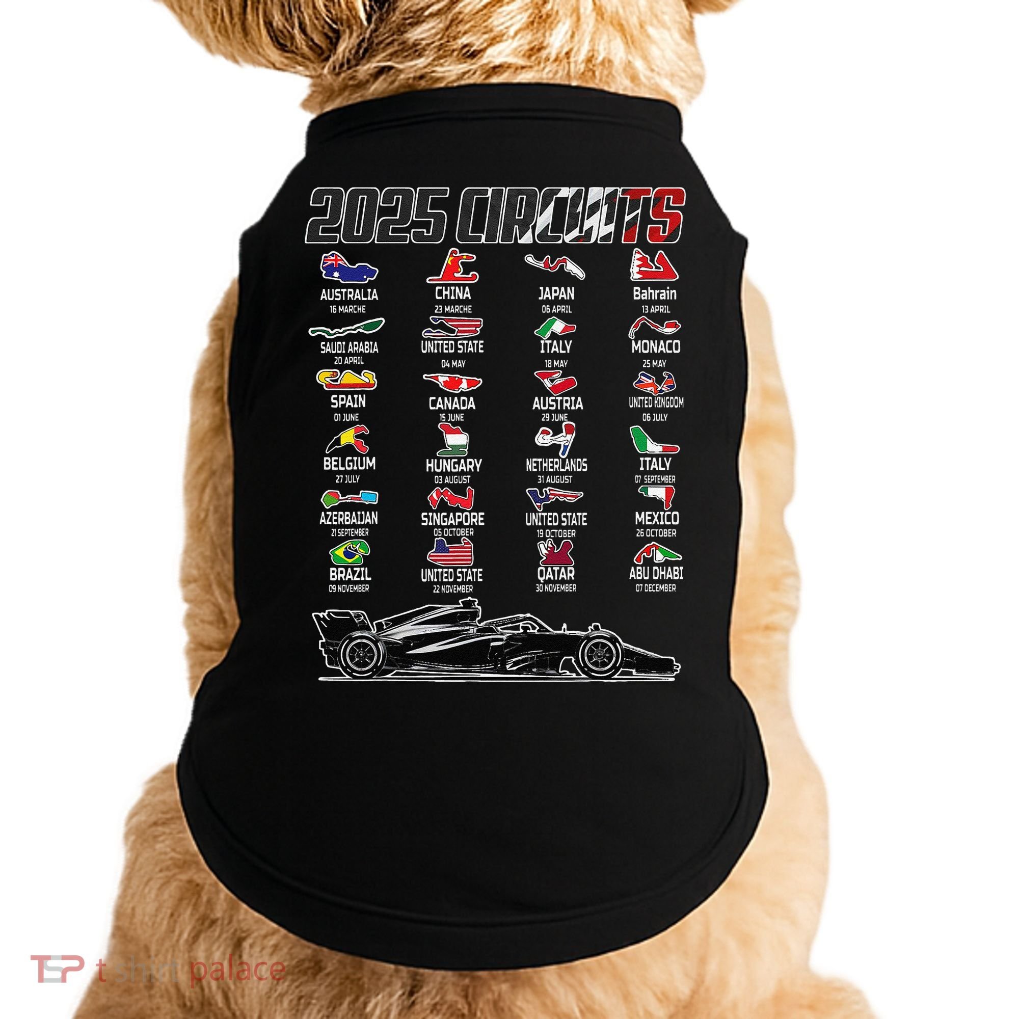 Formula 2025 Circuits Formula 2025 Schedule Race Car Formula Doggie Tank