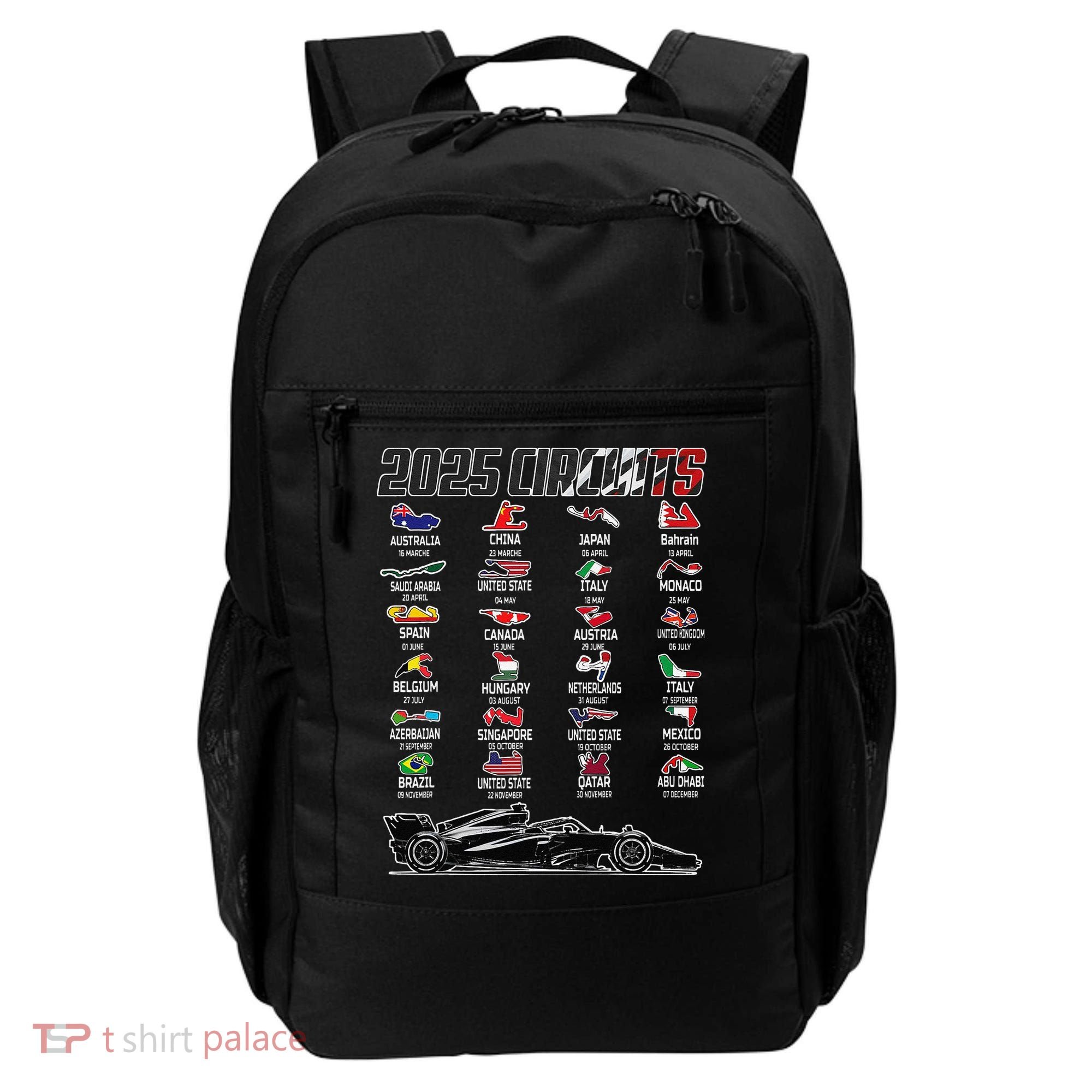Formula 2025 Circuits Formula 2025 Schedule Race Car Formula Backpack