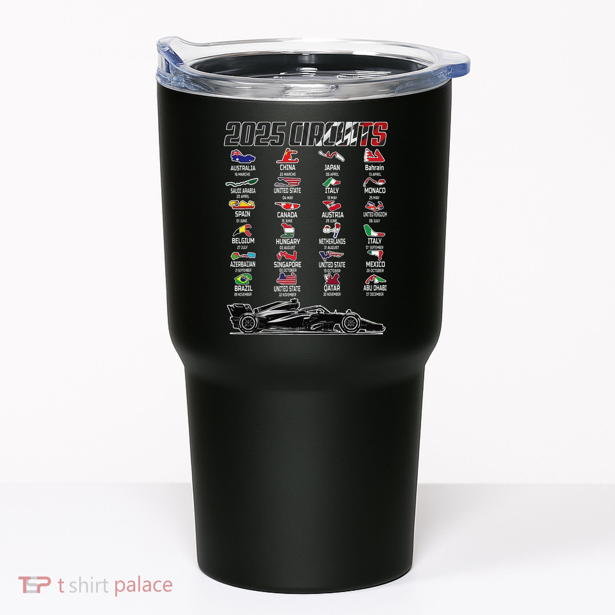 Formula 2025 Circuits Formula 2025 Schedule Race Car Formula Tumbler