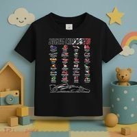 Formula 2025 Circuits Formula 2025 Schedule Race Car Formula Toddler T-Shirt thumb 3