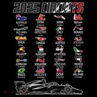 Formula 2025 Circuits Formula 2025 Schedule Race Car Formula Women's Long Sleeve Shirt thumb 2