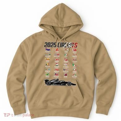 Formula 2025 Circuits Formula 2025 Schedule Race Car Formula Hoodie