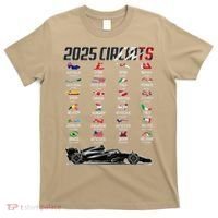 Formula 2025 Circuits Formula 2025 Schedule Race Car Formula T-Shirt thumb 0