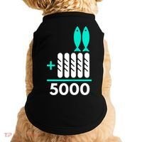 Funny 2 Fish +5 Loaves = 5000/5 Loaves And 2 Fish Gift Doggie Tank thumb 0