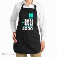 Funny 2 Fish +5 Loaves = 5000/5 Loaves And 2 Fish Gift Apron thumb 2