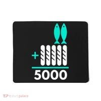 Funny 2 Fish +5 Loaves = 5000/5 Loaves And 2 Fish Gift Mousepad thumb 0