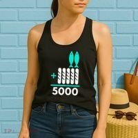Funny 2 Fish +5 Loaves = 5000/5 Loaves And 2 Fish Gift Women's Tank Top thumb 2