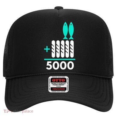 Funny 2 Fish +5 Loaves = 5000/5 Loaves And 2 Fish Gift Hat