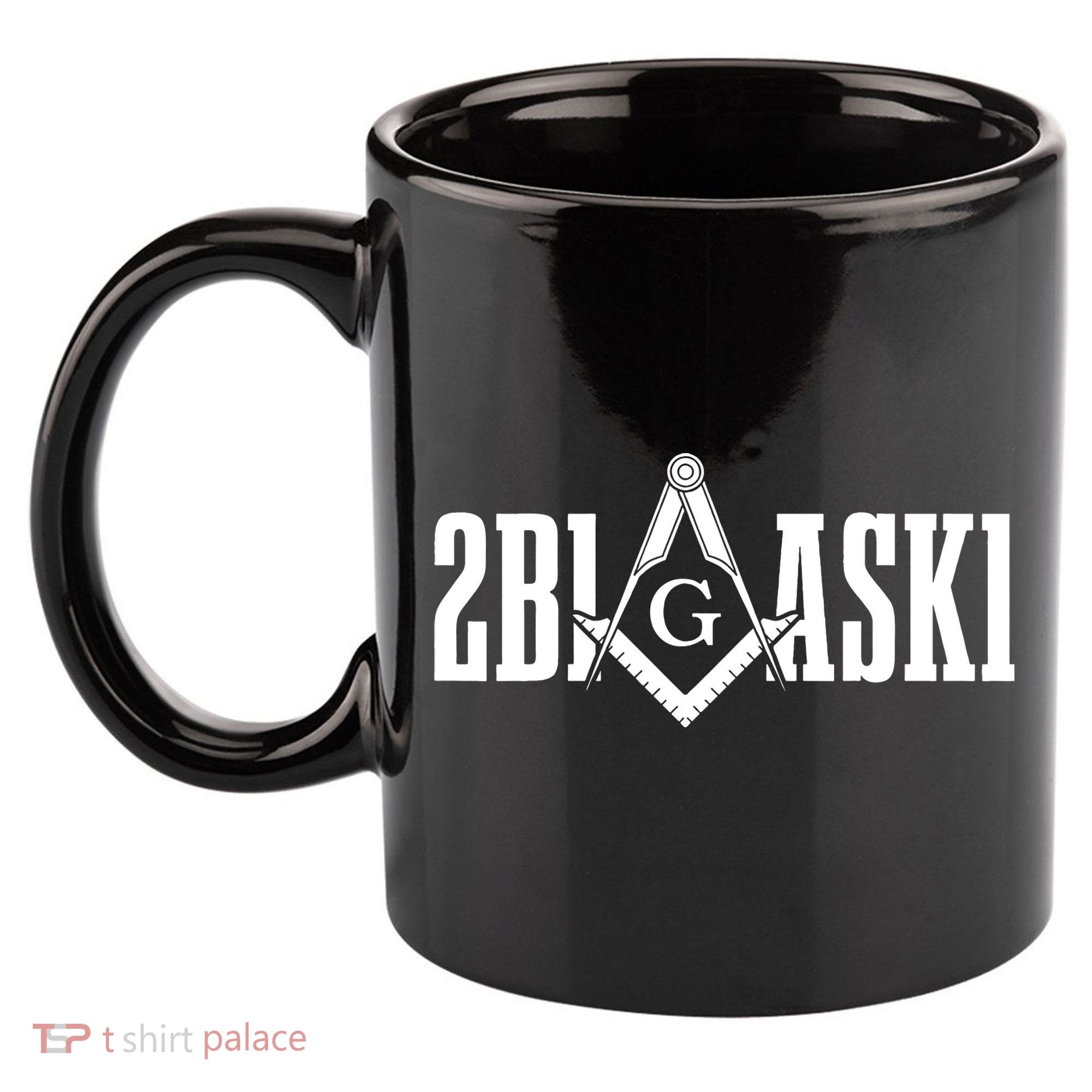 Freemason 2B1ASK1 Mason Masonic Square & Compass 11oz C Handle Ceramic Mug
