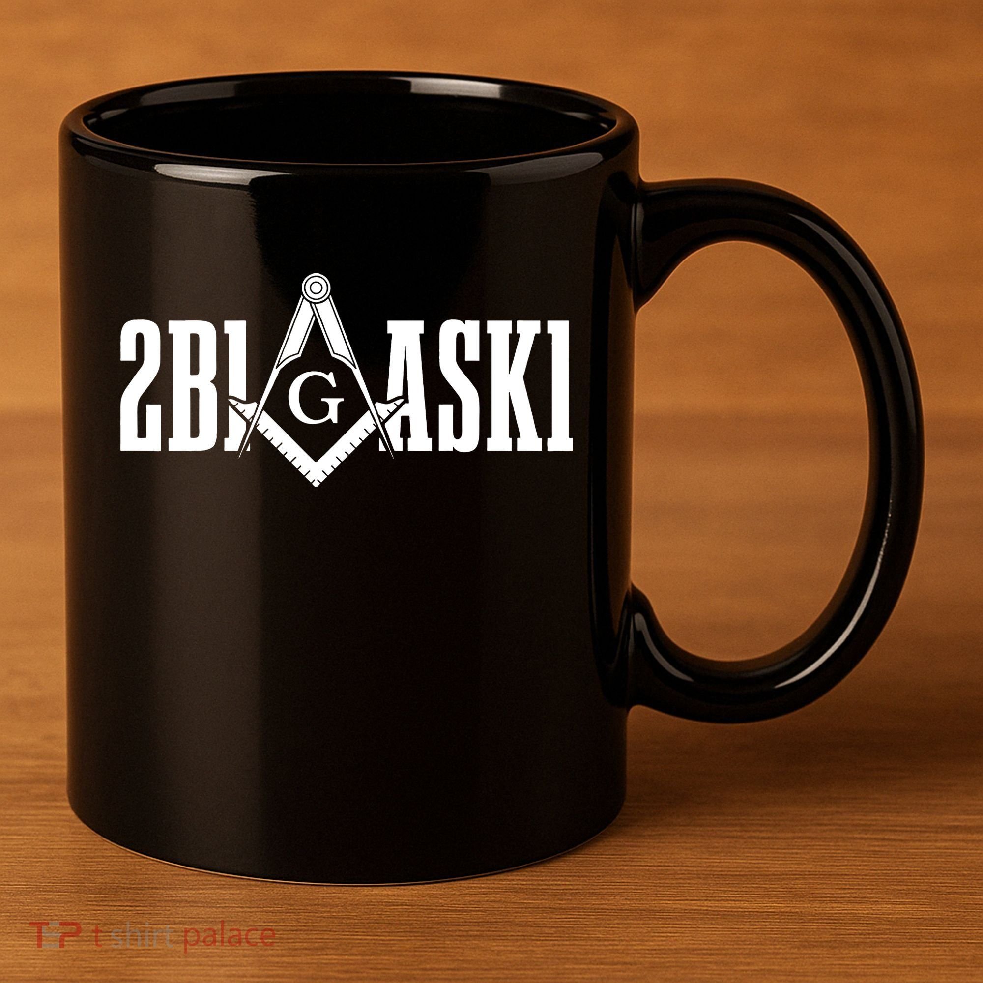 Freemason 2B1ASK1 Mason Masonic Square & Compass 11oz C Handle Ceramic Mug