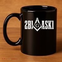 Freemason 2B1ASK1 Mason Masonic Square & Compass 11oz C Handle Ceramic Mug thumb 4