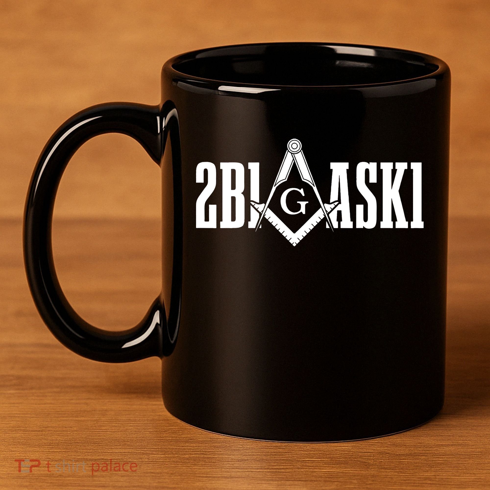 Freemason 2B1ASK1 Mason Masonic Square & Compass 11oz C Handle Ceramic Mug