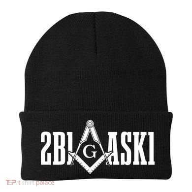 Freemason 2B1ASK1 Mason Masonic Square & Compass Beanie