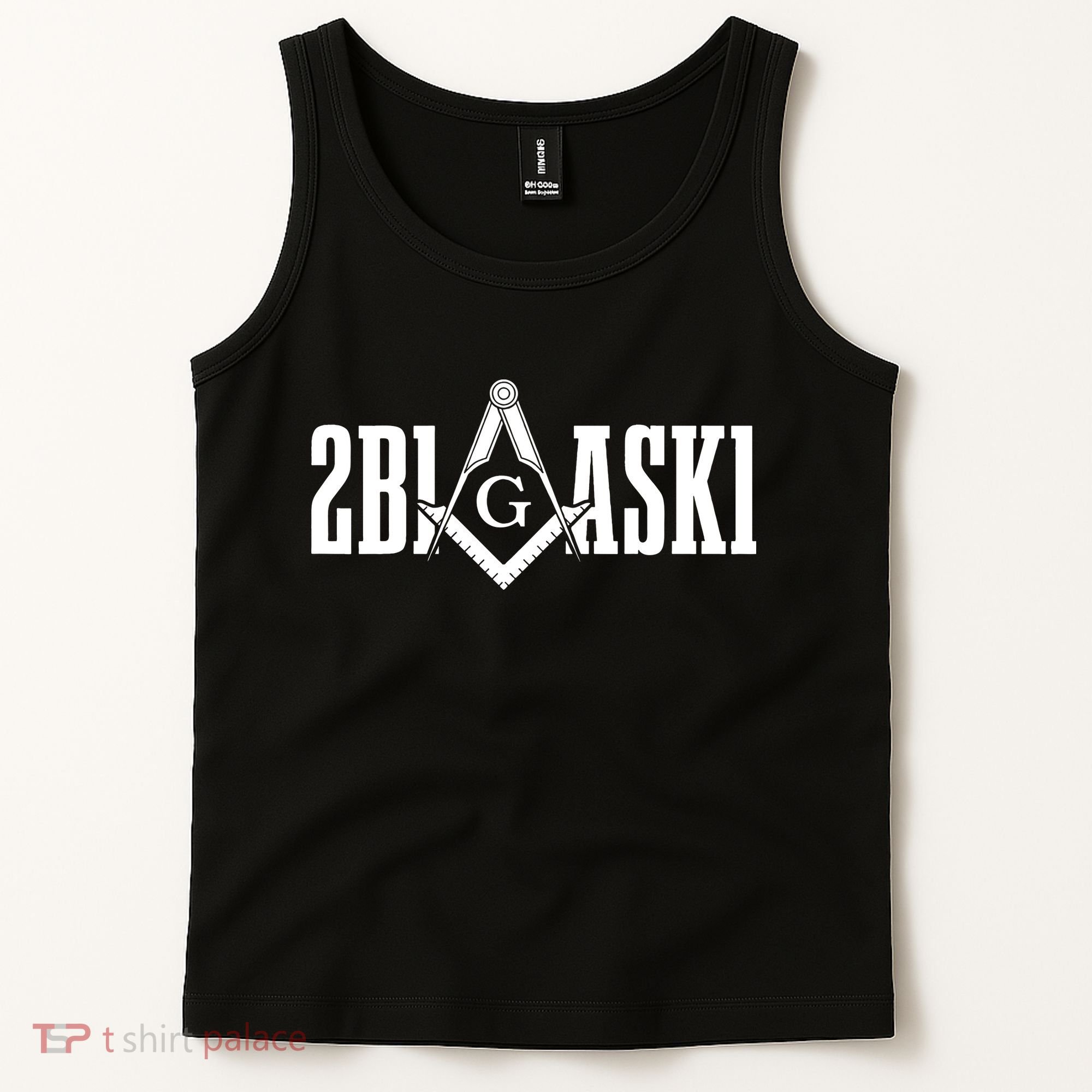 Freemason 2B1ASK1 Mason Masonic Square & Compass Tank Top
