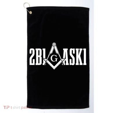 Freemason 2B1ASK1 Mason Masonic Square & Compass Golf Towel
