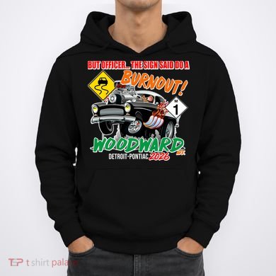 Funny 2026 M1 Woodward AVE But Officer Hoodie