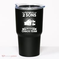 Father & 2 Sons The perfect chaos team Father Tumbler thumb 0