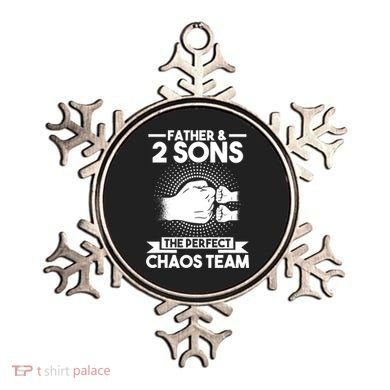 Father & 2 Sons The perfect chaos team Father Ornament