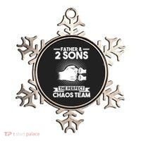 Father & 2 Sons The perfect chaos team Father Ornament thumb 0