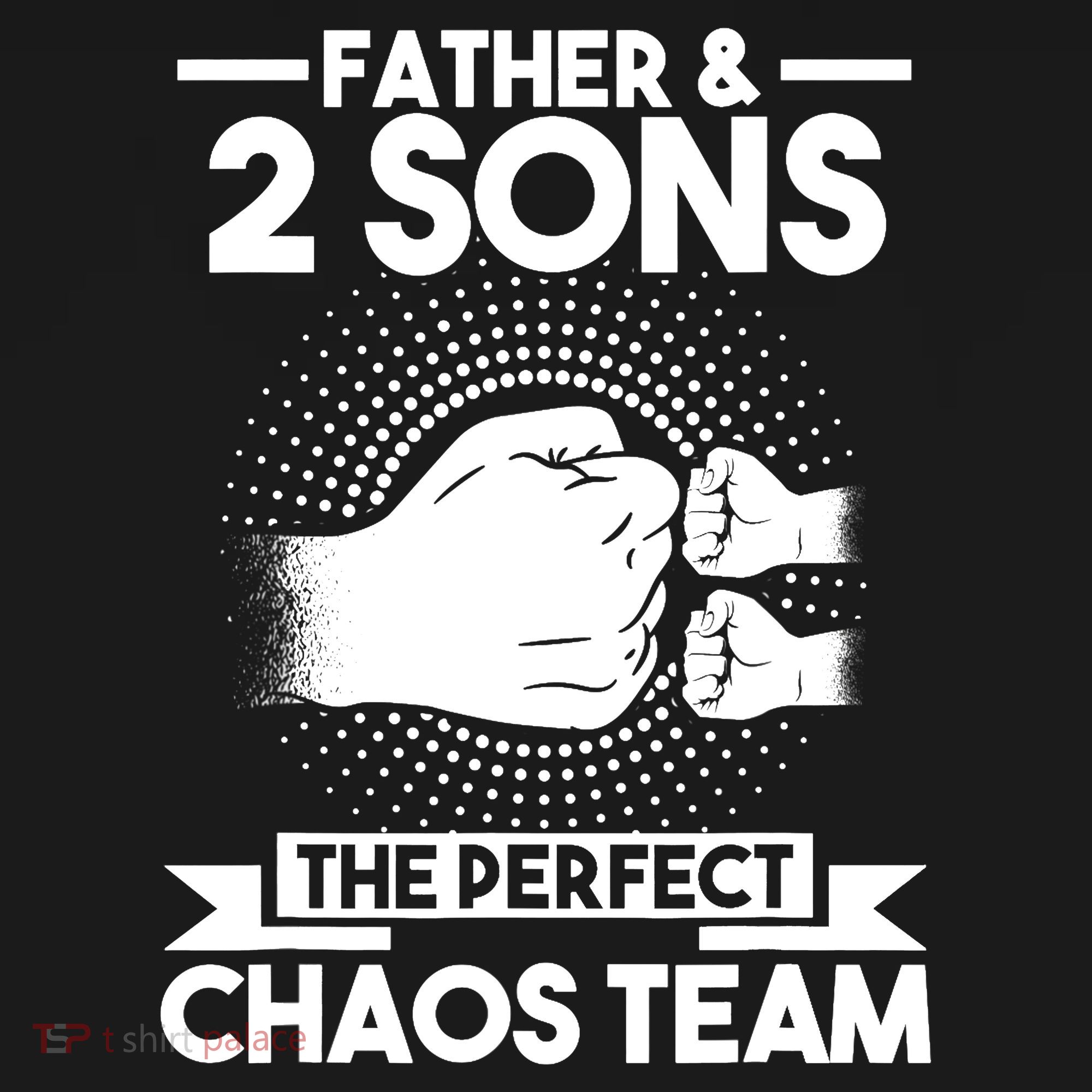 Father & 2 Sons The perfect chaos team Father Ornament
