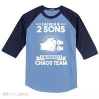 Father & 2 Sons The perfect chaos team Father Raglan Baseball Sleeve Shirt thumb 0